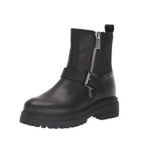 NEW Blondo Garnet Leather Moto Biker Lug Sole Boot Sz 6